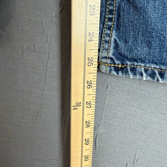 GAP Blue Straight-Leg Jeans with Distressed Details #239 / B6 - Picture 6 of 9